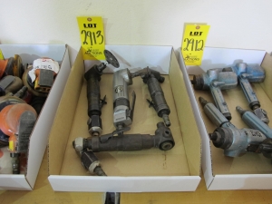 LOT (3) ASSORTED CLECO AIR GRINDERS (W-51) LOADING & HANDLING FEE $5-